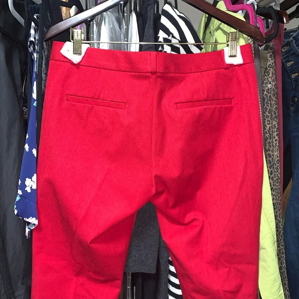 Banana Republic Red Sloan Pants great condition - Picture 5 of 13